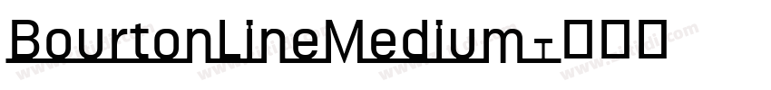 BourtonLineMedium字体转换