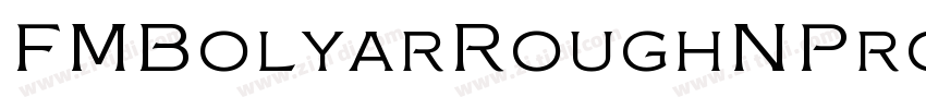 FMBolyarRoughNPro字体转换