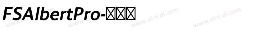 FSAlbertPro字体转换