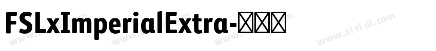 FSLxImperialExtra字体转换