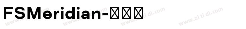 FSMeridian字体转换