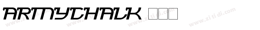 ArmyChalk字体转换