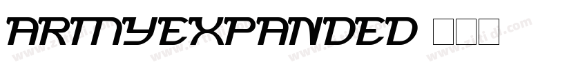 ArmyExpanded字体转换