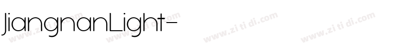JiangnanLight字体转换 JiangnanLight字体转换