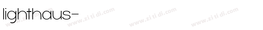 lighthaus字体转换