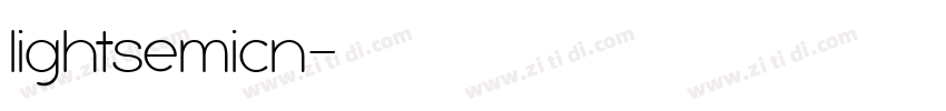 lightsemicn字体转换