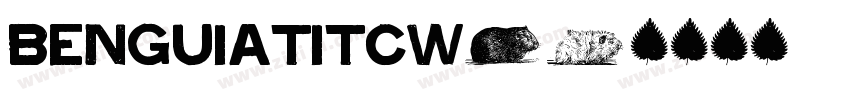 BenguiatITCW01字体转换