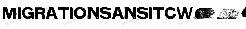 MigrationSansITCW01字体转换