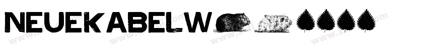 neuekabelw01字体转换