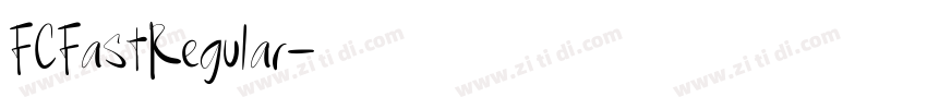 FCFastRegular字体转换