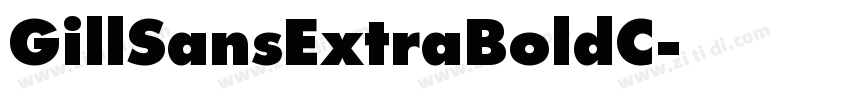 GillSansExtraBoldC字体转换