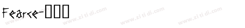 Fearce字体转换