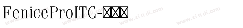 FeniceProITC字体转换