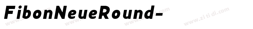 FibonNeueRound字体转换