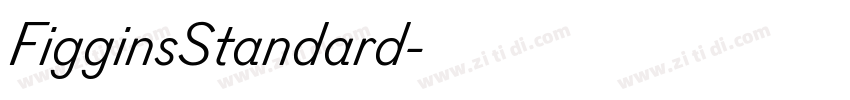 FigginsStandard字体转换
