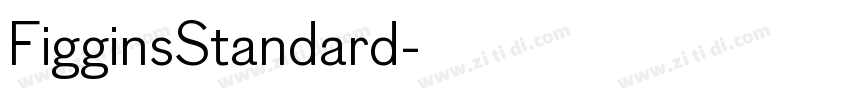 FigginsStandard字体转换