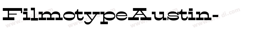 FilmotypeAustin字体转换