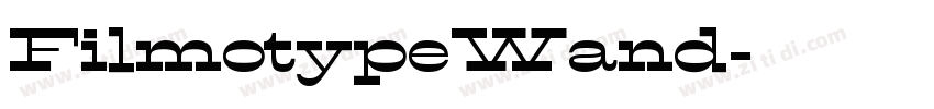 FilmotypeWand字体转换