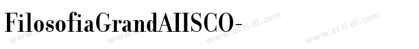 FilosofiaGrandAIISCO字体转换