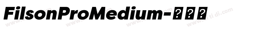 FilsonProMedium字体转换