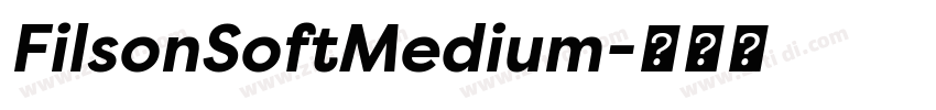 FilsonSoftMedium字体转换