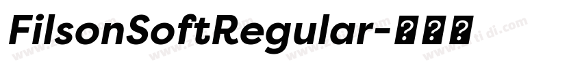 FilsonSoftRegular字体转换