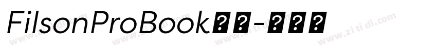 FilsonProBook字体字体转换