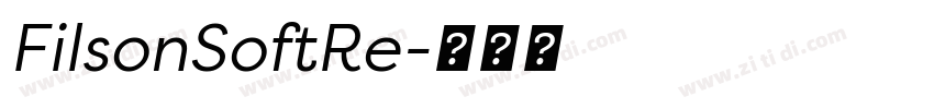 FilsonSoftRe字体转换