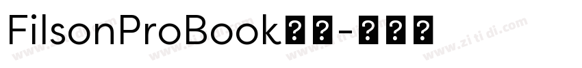 FilsonProBook字体字体转换