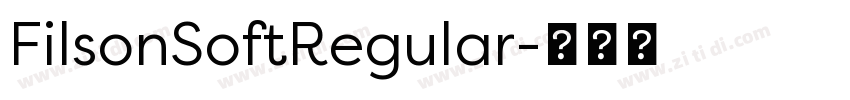 FilsonSoftRegular字体转换