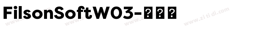 FilsonSoftW03字体转换 FilsonSoftW03字体转换