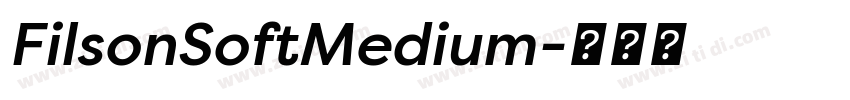 FilsonSoftMedium字体转换