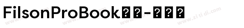 FilsonProBook字体字体转换