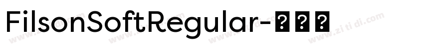 FilsonSoftRegular字体转换