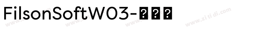 FilsonSoftW03字体转换 FilsonSoftW03字体转换
