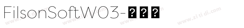 FilsonSoftW03字体转换 FilsonSoftW03字体转换