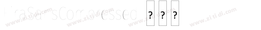FiraSansCompressed字体转换