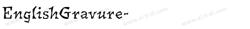 EnglishGravure字体转换