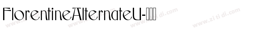 FlorentineAlternateU字体转换 FlorentineAlternateU字体转换