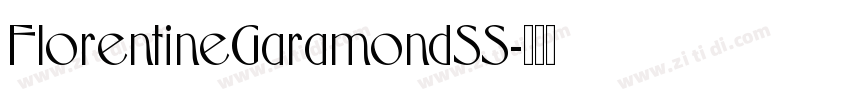 FlorentineGaramondSS字体转换