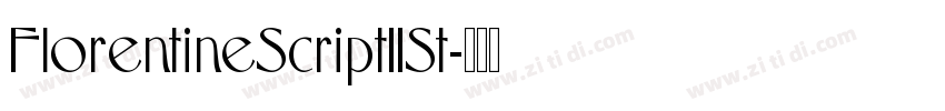 FlorentineScriptIISt字体转换