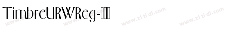 TimbreURWReg字体转换