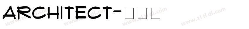 Architect字体转换