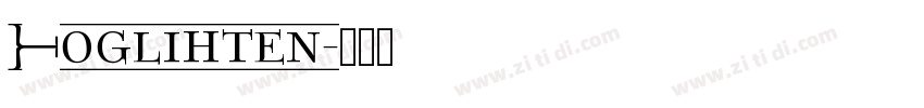 Foglihten字体转换