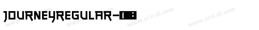 JourneyRegular字体转换