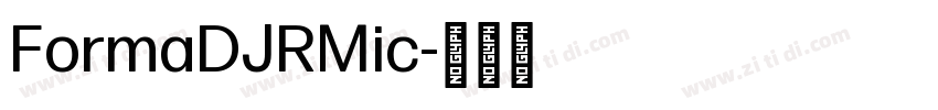 FormaDJRMic字体转换