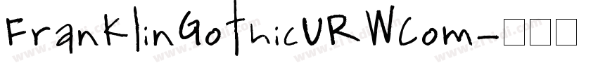 FranklinGothicURWCom字体转换