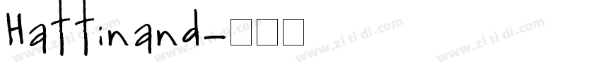 Hattinand字体转换