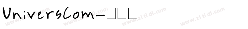 UniversCom字体转换