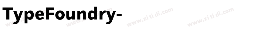 TypeFoundry字体转换